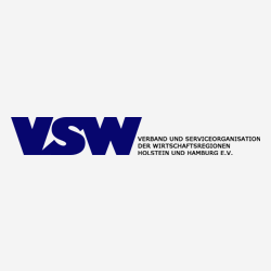 Logo des VSW (Verband und Serviceorganisation der Wirtschaftsregionen Holstein und Hamburg e.V.)
